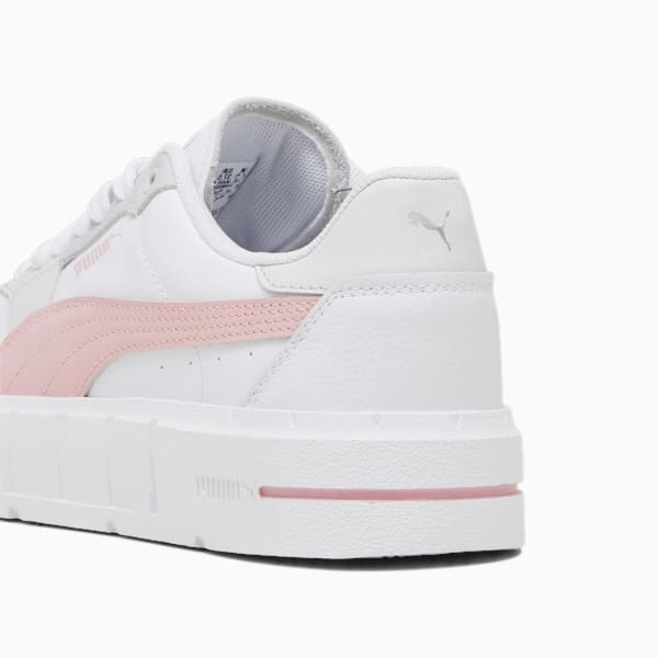 Cali Court Leather Women's Sneakers, PUMA White-Future Pink, extralarge-IND