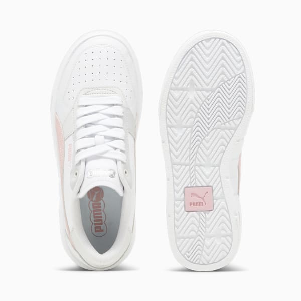 Cali Court Leather Women's Sneakers, PUMA White-Future Pink, extralarge-IND