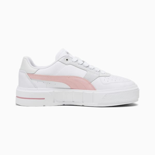 Cali Court Leather Women's Sneakers, PUMA White-Future Pink, extralarge-IND