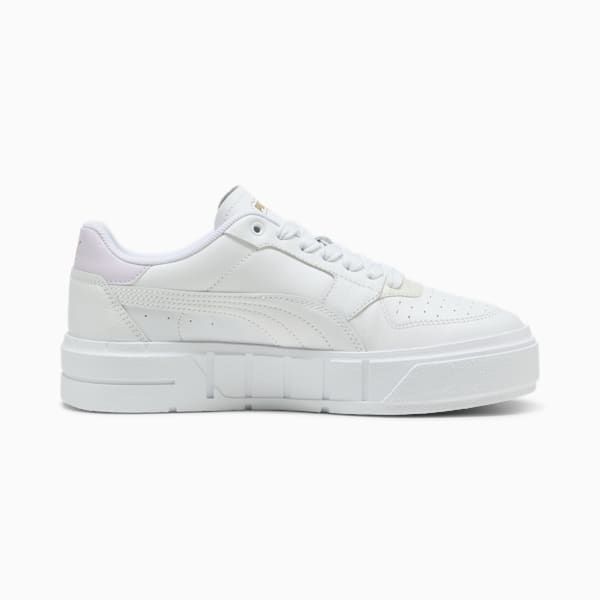 Tenis Cali Court Match para mujer, PUMA White-Lilac Frost, extralarge