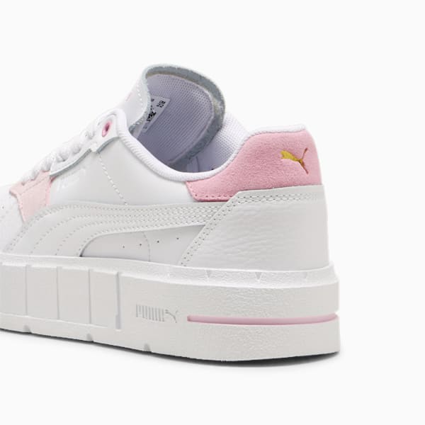Cali Court Match Big Kids' Sneakers, PUMA White-Pink Lilac, extralarge