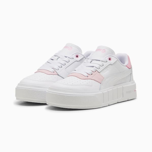 Cali Court Match Big Kids' Sneakers, PUMA White-Pink Lilac, extralarge