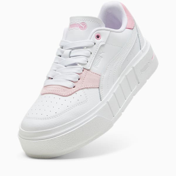 Tenis juvenil Cali Court Match, PUMA White-Pink Lilac, extralarge