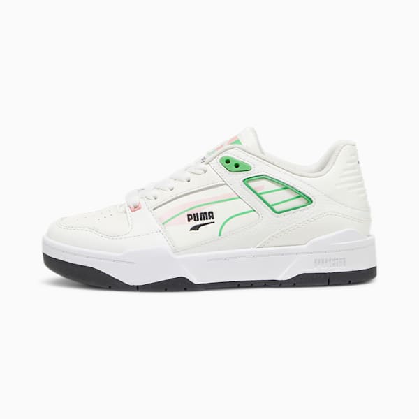 Slipstream Brand Love Unisex Sneakers, PUMA White-PUMA Green, extralarge-IND