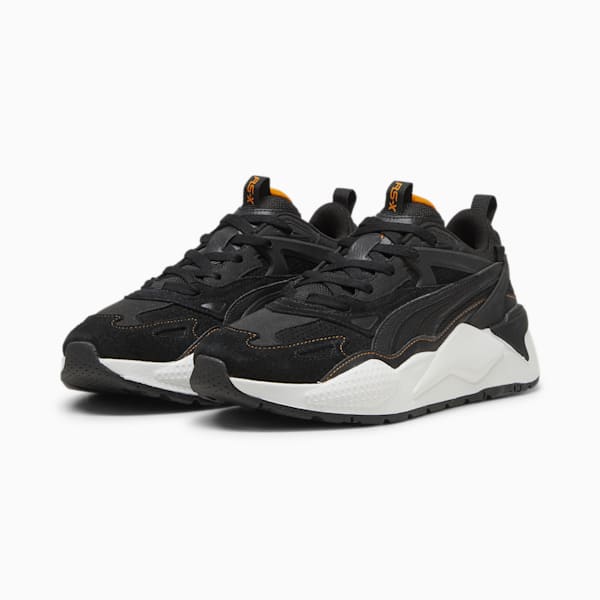 RS-X Efekt Perforated Unisex Sneakers, PUMA Black-Pumpkin Pie, extralarge-IND