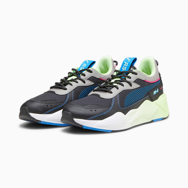 RS-X Underground Drift Unisex Sneakers, PUMA Black-Speed Green, extralarge-IND