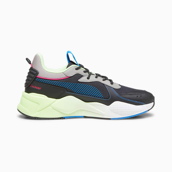 RS-X Underground Drift Sneakers, PUMA Black-Speed Green, extralarge-IND