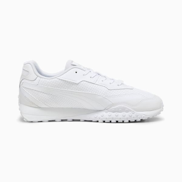 ユニセックス ブラックトップ ライダー レザー スニーカー, PUMA White-Glacial Gray, extralarge-JPN