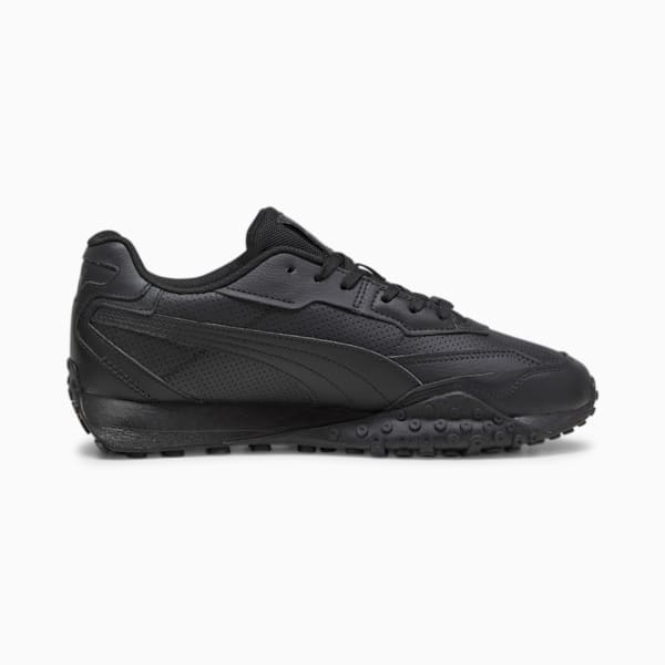 Blktop Rider Leather Sneakers, PUMA Black-Shadow Gray, extralarge-IND