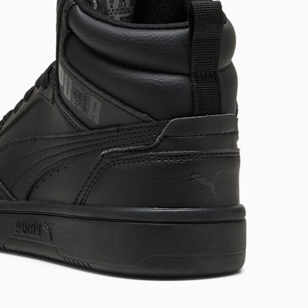 Chaussures Rebound V6 Enfant et Adolescent, PUMA Black-PUMA Black-PUMA White, extralarge