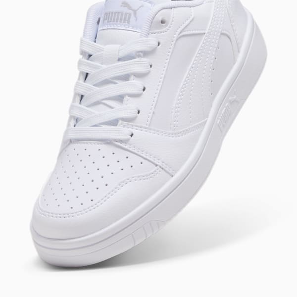 Chaussures Rebound V6 Lo Enfant, PUMA White-Cool Light Gray, extralarge