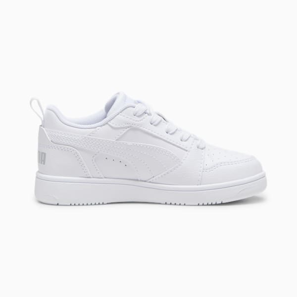 Chaussures de sport Rebound V6 Lo Speckle Enfant, PUMA White-Cool Light Gray, extralarge