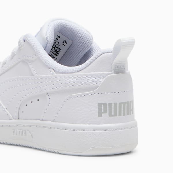 Rebound V6 Lo Toddlers' Sneakers, PUMA White-Cool Light Gray, extralarge