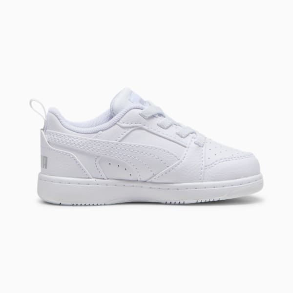 Rebound V6 Lo Toddlers' Sneakers, PUMA White-Cool Light Gray, extralarge