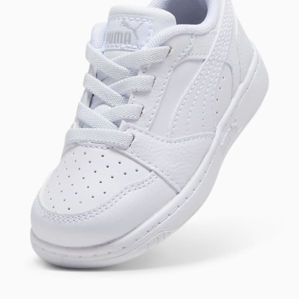 Rebound V6 Lo Toddlers' Sneakers, PUMA White-Cool Light Gray, extralarge