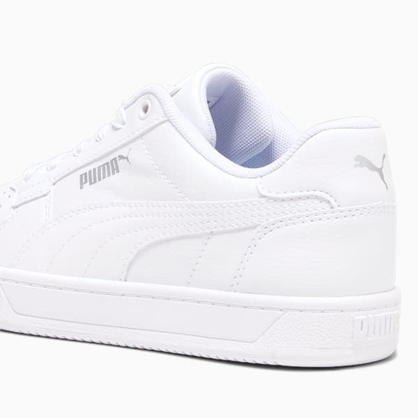 Tenis PUMA Caven 2.0 para adolescentes, PUMA White-PUMA Silver-PUMA Black, extralarge
