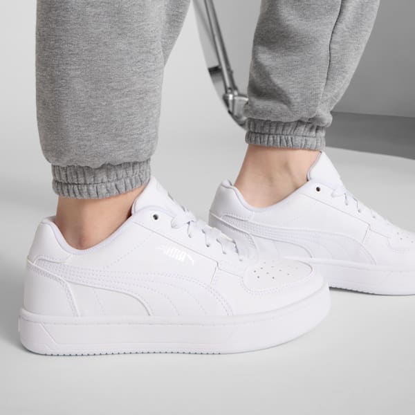 Tenis PUMA Caven 2.0 para adolescentes, PUMA White-PUMA Silver-PUMA Black, extralarge