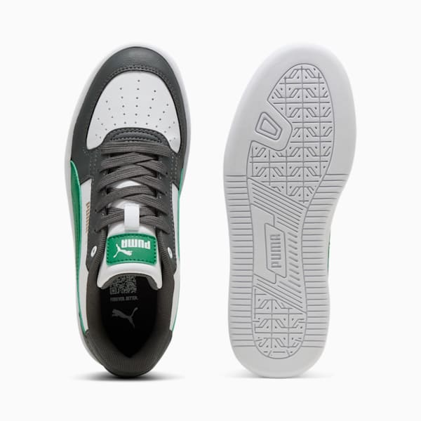 Tenis PUMA Caven 2.0 para adolescentes, Shadow Gray-Archive Green-PUMA White, extralarge
