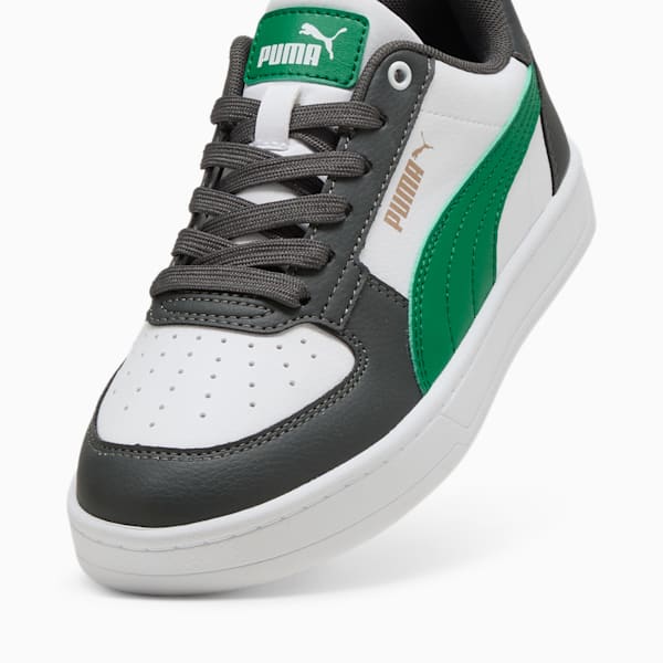 PUMA Caven 2.0 Big Kids' Sneakers, Shadow Gray-Archive Green-PUMA White, extralarge