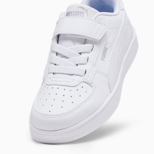 PUMA Caven 2.0 Little Kids' Sneakers, PUMA White-PUMA Silver-PUMA Black, extralarge