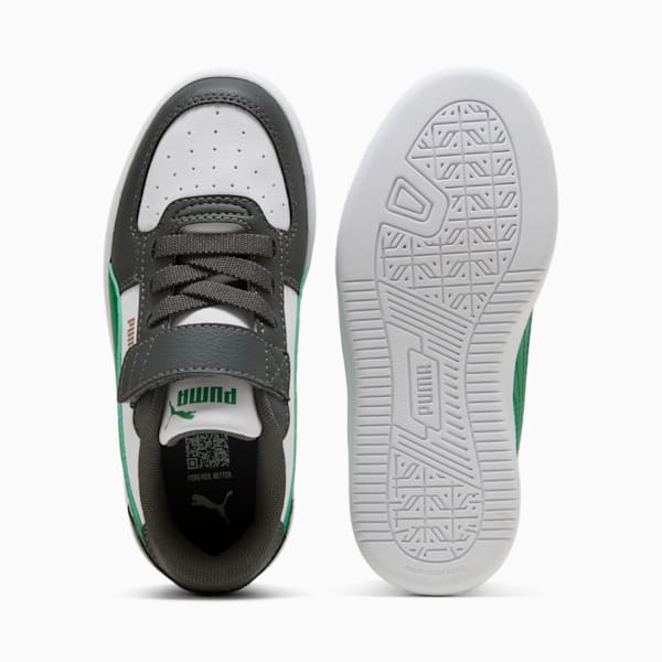 Tenis PUMA Caven 2.0 para niños, Shadow Gray-Archive Green-PUMA White, extralarge
