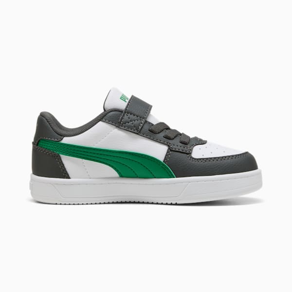 Tenis PUMA Caven 2.0 para niños, Shadow Gray-Archive Green-PUMA White, extralarge