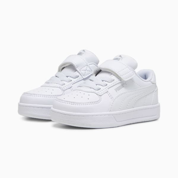 Tenis PUMA Caven 2.0 para bebés, PUMA White-PUMA Silver-PUMA Black, extralarge