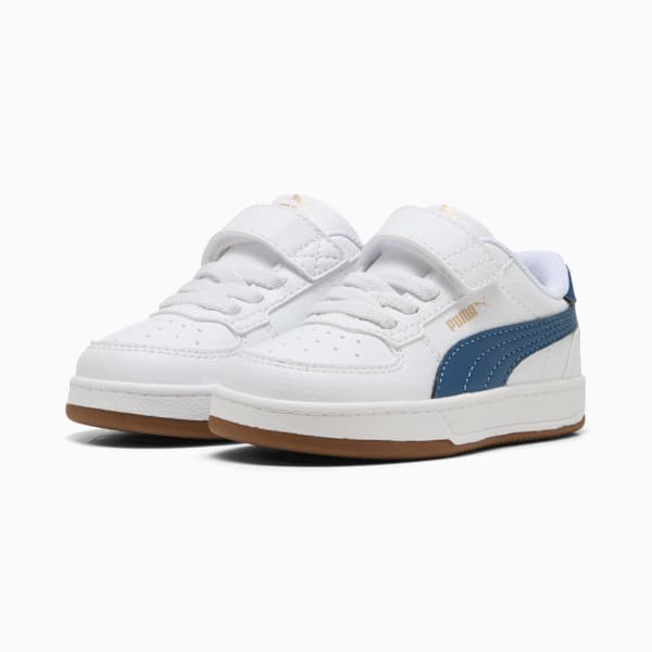 Caven 2.0 Toddlers' Easy On Sneakers, PUMA White-Dark Indigo-Gum, extralarge