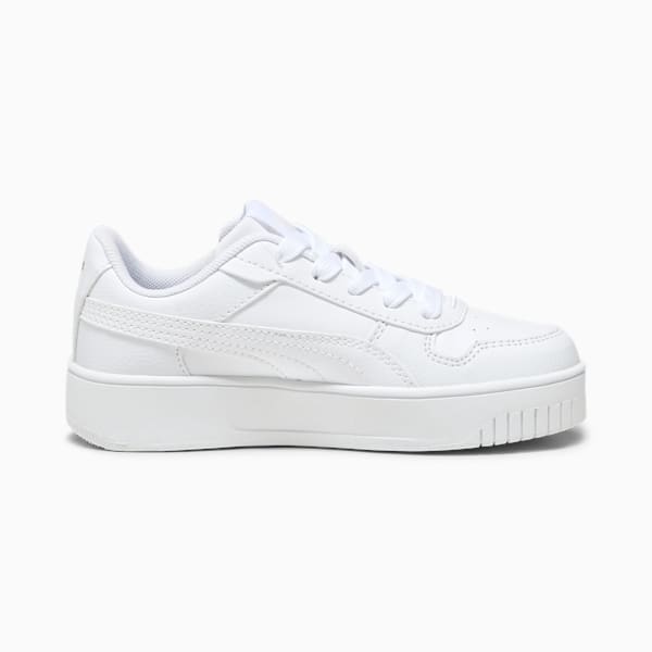 Tenis deportivos Infantiles Carina Street, PUMA White-PUMA White-PUMA Gold, extralarge