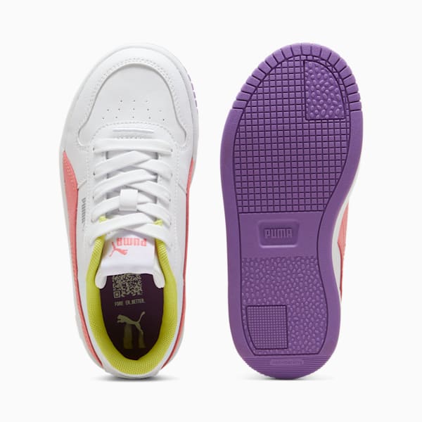 Carina Street Little Kids' Sneakers, PUMA White-Passionfruit-PUMA Silver, extralarge