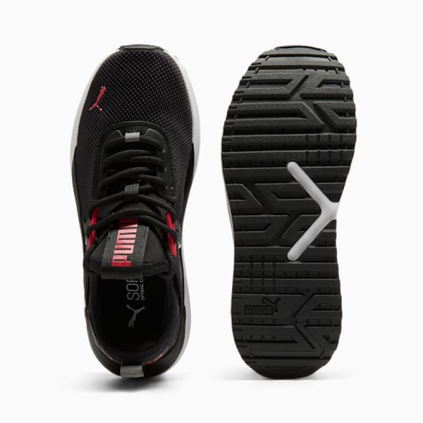 Tenis Pacer 23 para niños grandes, PUMA Black-For All Time Red, extralarge