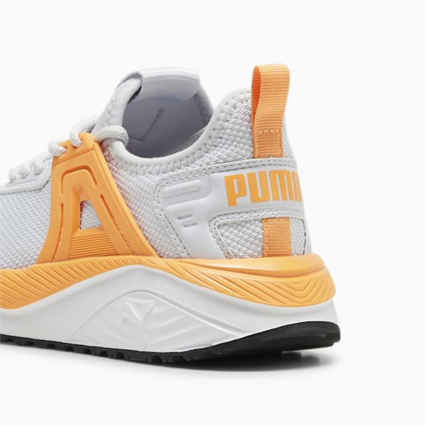 Pacer 23 Big Kids' Sneakers, Silver Mist-Clementine, extralarge