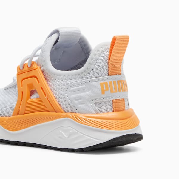 Tenis Pacer 23 para niños pequeños, Silver Mist-Clementine, extralarge