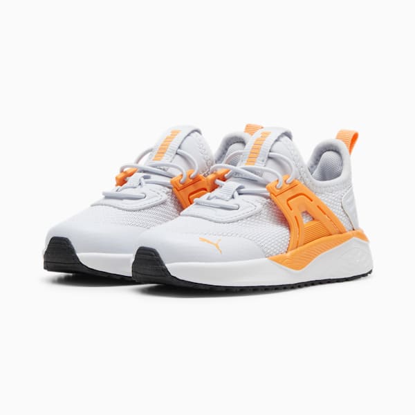 Pacer 23 Toddlers' Sneakers, Silver Mist-Clementine, extralarge