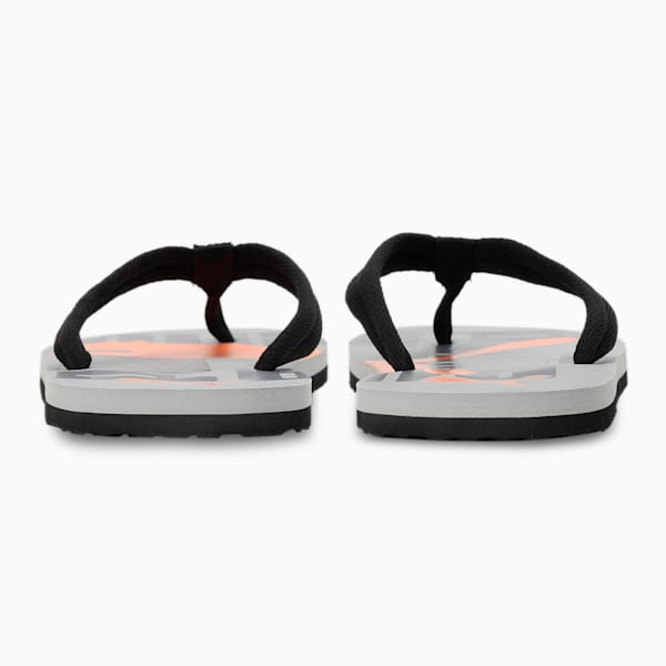 Logo Men's Flip-Flops, Limestone-QUIET SHADE-PUMA Black, extralarge-IND