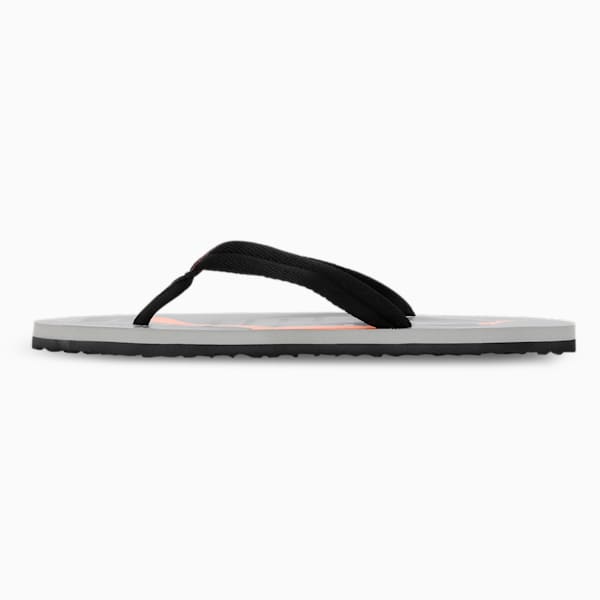 Logo Men's Flip-Flops, Limestone-QUIET SHADE-PUMA Black, extralarge-IND