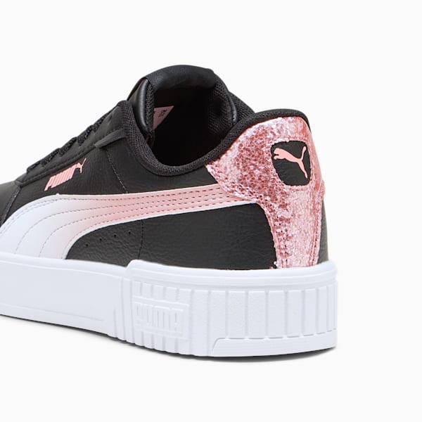 Tenis para jóvenes Carina 2.0 Star Glow, PUMA Black-Peach Smoothie-PUMA White, extralarge