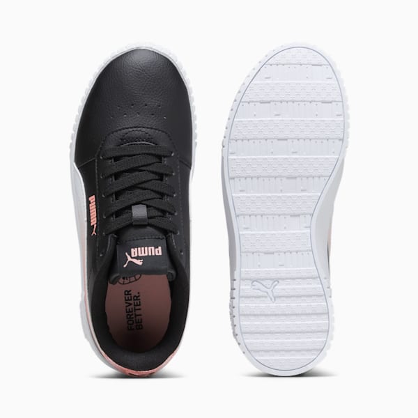 Tenis para jóvenes Carina 2.0 Star Glow, PUMA Black-Peach Smoothie-PUMA White, extralarge