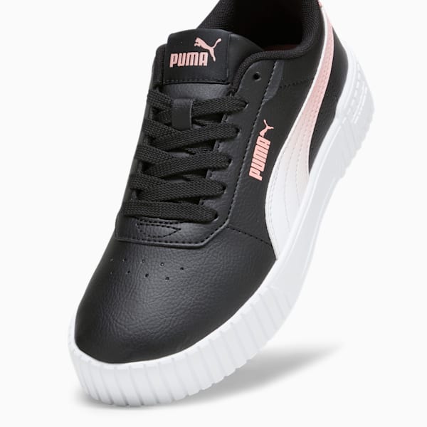 Tenis para jóvenes Carina 2.0 Star Glow, PUMA Black-Peach Smoothie-PUMA White, extralarge