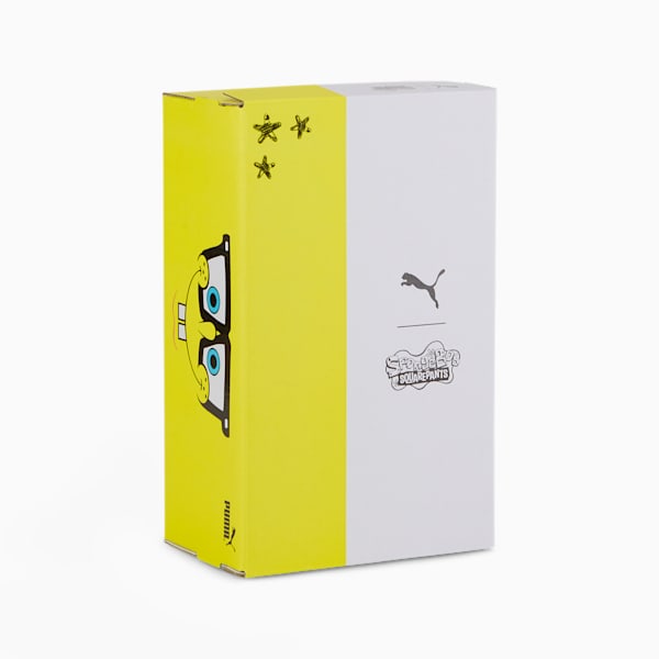 Zapatos deportivos para niños PUMA x SPONGEBOB SQUAREPANTS Rider FV, Shadow Gray-Lemon Meringue, extralarge