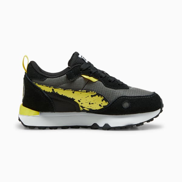 Zapatos deportivos para niños PUMA x SPONGEBOB SQUAREPANTS Rider FV, Shadow Gray-Lemon Meringue, extralarge