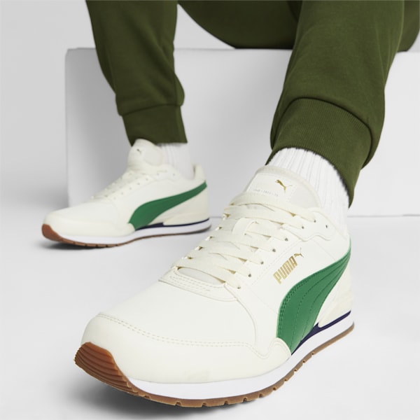 ST Runner V3 75 Years Unisex Sneakers, Warm White-Archive Green-Gold, extralarge-AUS