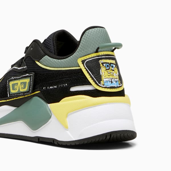 PUMA x SPONGEBOB SQUAREPANTS RS-X Big Kids' Sneakers, PUMA Black-Lemon Meringue, extralarge