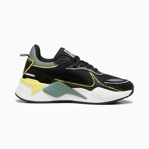 PUMA x SPONGEBOB SQUAREPANTS RS-X Big Kids' Sneakers, PUMA Black-Lemon Meringue, extralarge