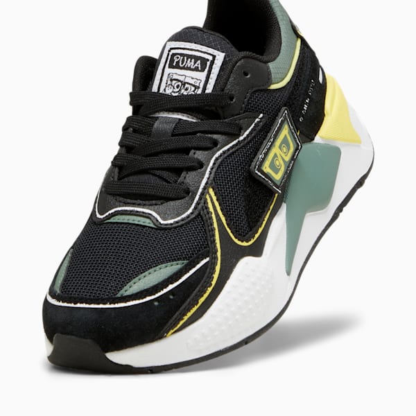 Tenis para adolescentes PUMA x SPONGEBOB SQUAREPANTS RS-X, PUMA Black-Lemon Meringue, extralarge