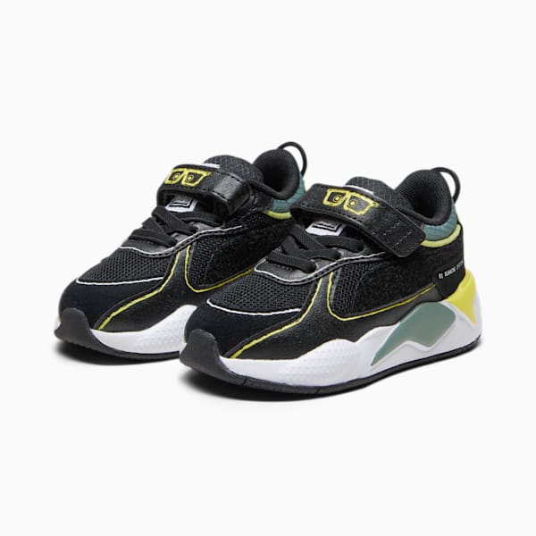 PUMA x SPONGEBOB SQUAREPANTS RS-X Toddlers' Sneakers, PUMA Black-Lemon Meringue, extralarge-AUS