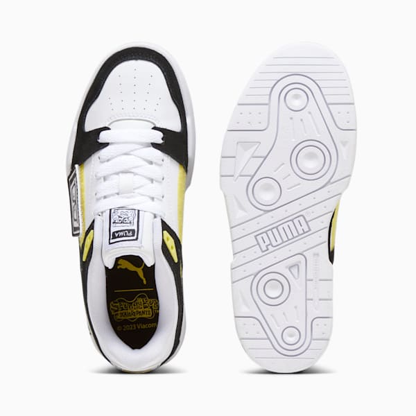 Puma SPONGEBOB - Zapatos de bebé - white black peach smoothie lemon  meringue/blanco 