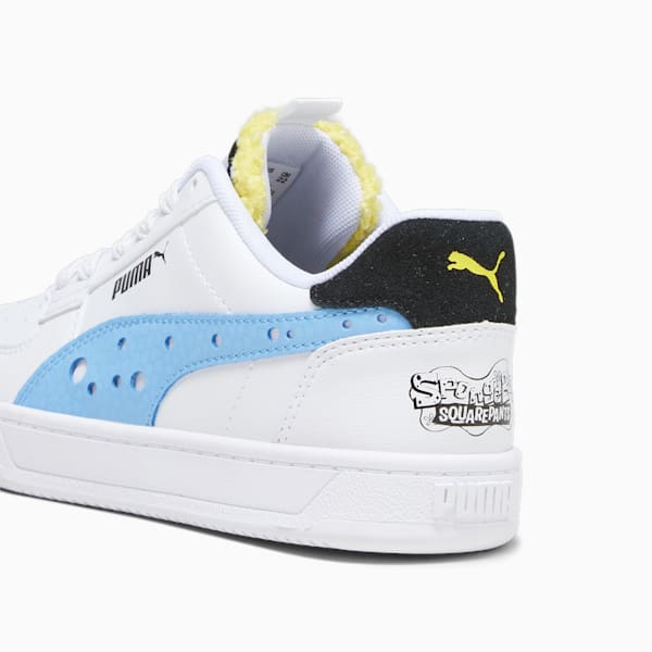 キッズ PUMA x スポンジ・ボブ プーマ ケーブン 2.0 スニーカー 22-25cm, PUMA White-PUMA Black-Peach Smoothie-Lemon Meringue, extralarge-JPN