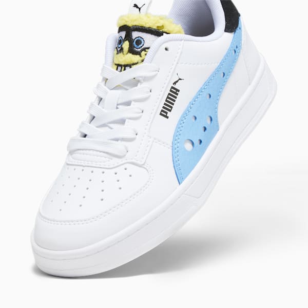 キッズ PUMA x スポンジ・ボブ プーマ ケーブン 2.0 スニーカー 22-25cm, PUMA White-PUMA Black-Peach Smoothie-Lemon Meringue, extralarge-JPN