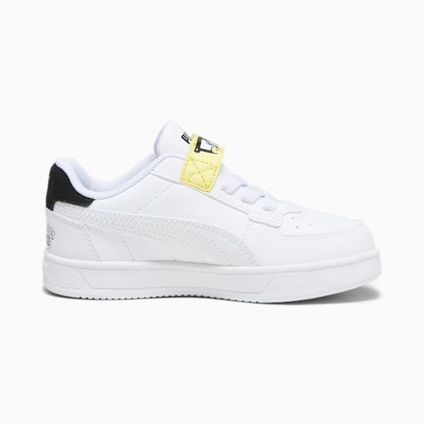 キッズ PUMA x スポンジ・ボブ プーマ ケーブン 2.0 スニーカー 17-21cm, PUMA White-PUMA Black-Peach Smoothie-Lemon Meringue, extralarge-JPN